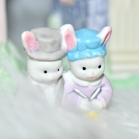 Lighted Easter Village Set with Bunny Villagers - Picture 8 of 8